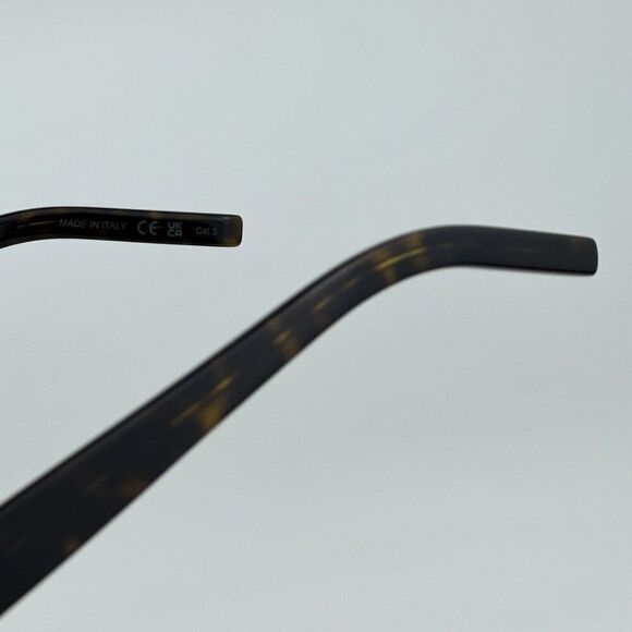 NEW Saint Laurent SLM127/F 002 Havana Green Cat Eye Women Sunglasses - Picture 11 of 13